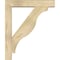 Ekena Millwork Funston Block Rough Sawn Bracket w/ Offset Brace, Douglas Fir, 6"W x 30"D x 36"H BKT0604X30X36FST05RDF - alternate 4